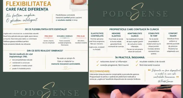 Flexibilitatea SinBrace – cheia corecției reale a unghiei