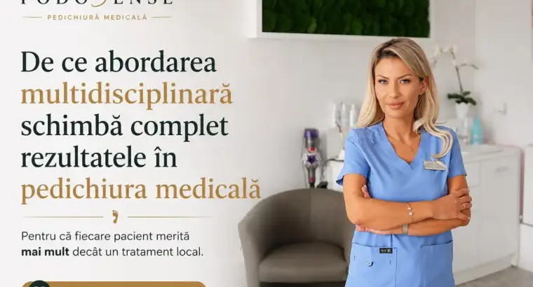 De ce abordarea multidisciplinară schimbă complet rezultatele în pedichiura medicală