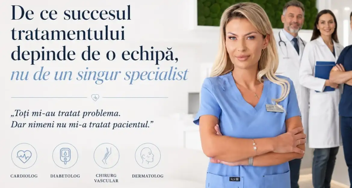 De ce succesul tratamentului depinde de o echipă, nu de un singur specialist