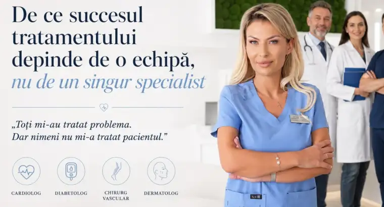 De ce succesul tratamentului depinde de o echipă, nu de un singur specialist